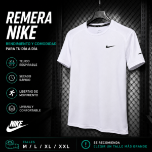 Remera Nike Deportiva – Rendimiento y Comodidad