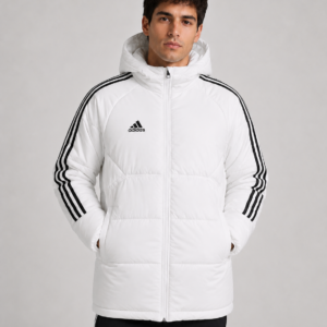 Campera Acolchada Adidas con Capucha