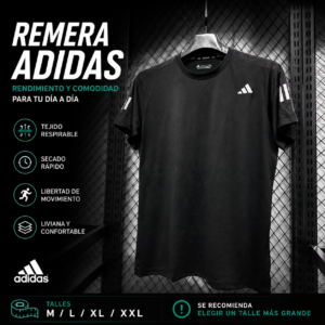Remera Adidas Deportiva – Rendimiento y Comodidad