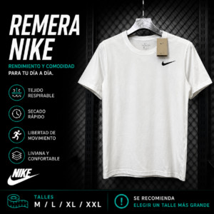 Remera Nike Deportiva – Rendimiento y Comodidad