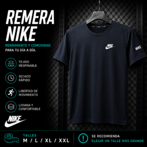 Remera Nike Deportiva – Rendimiento y Comodidad