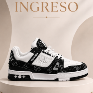 Zapatilla Louis Vuitton – Blanco y Negro