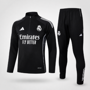 Conjunto Real Madrid Entrenamiento Negro