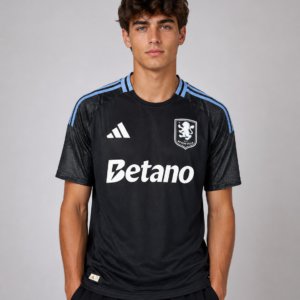 Camiseta Aston Villa – Negra